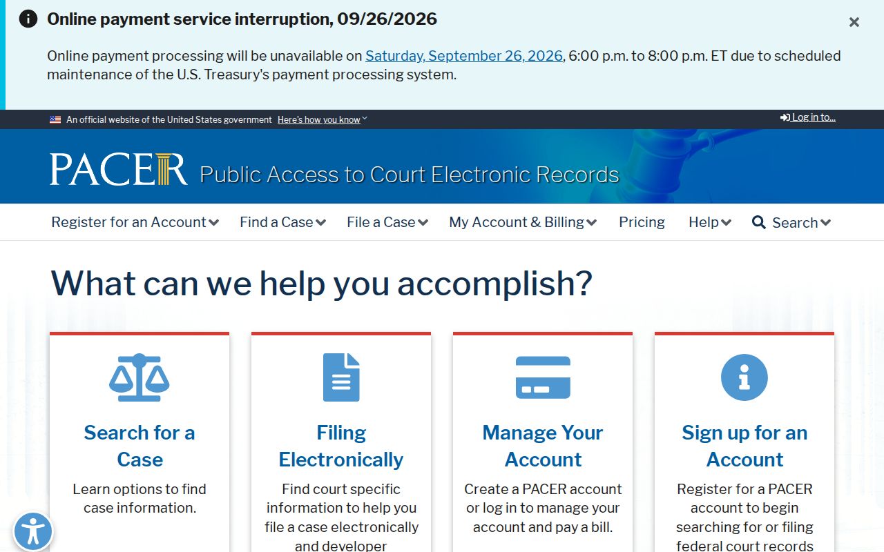 New Mexico federal warrant case research through PACER public docket access